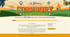 Desktop Screenshot of cornburyfestival.com